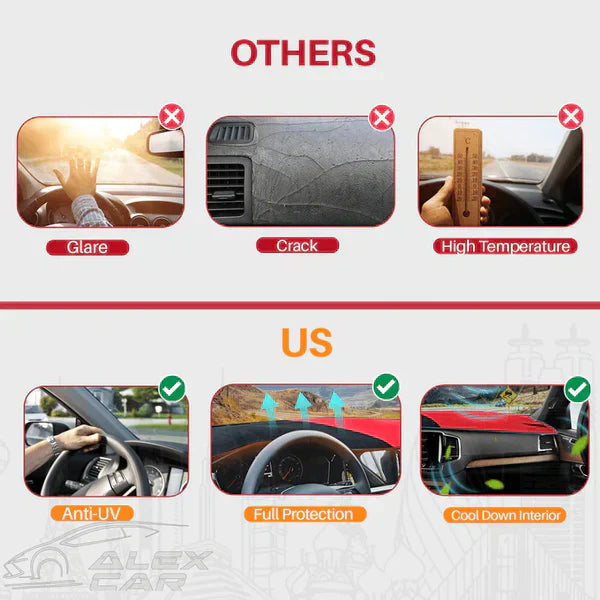 Apex Custom Fit Dashboard Mat Cover For Sedan, Hatchback, MPV, Truck, SUV etc.